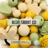 Blue Rabbit Co Silicone Beads, Beads and Bead Assortments, Bead Kit Includes Clips, Clasp, Lanyard (Desert Mix)