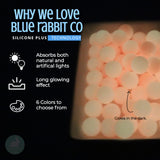 Glow in The Dark Silicone Beads (12mm, 50pc) Bulk Beads & Bead Assortments, Solar Beads