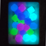 Glow-in-the-Dark Hexagon Silicone Beads (14mm)