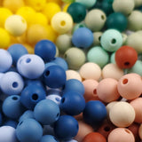 Blue Rabbit Co Silicone Beads, Beads and Bead Assortments, Bead Kit - 9mm Silicone Beads, Three Tone, 250PC