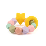 Baby Teether | BPA-Free Silicone Teething Ring & Sensory Chew Toy to Soothe, Relieve & Improve Infant Tooth Development | Great for 3+ Month Newborns Made with Food Grade Silicone