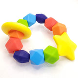 Baby Teether | BPA-Free Silicone Teething Ring & Sensory Chew Toy to Soothe, Relieve & Improve Infant Tooth Development | Great for 3+ Month Newborns Made with Food Grade Silicone