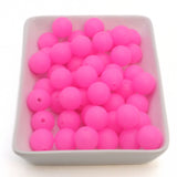 Glow in The Dark Silicone Beads (12mm, 50pc) Bulk Beads & Bead Assortments, Solar Beads