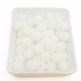 Glow in The Dark Silicone Beads (12mm, 50pc) Bulk Beads & Bead Assortments, Solar Beads