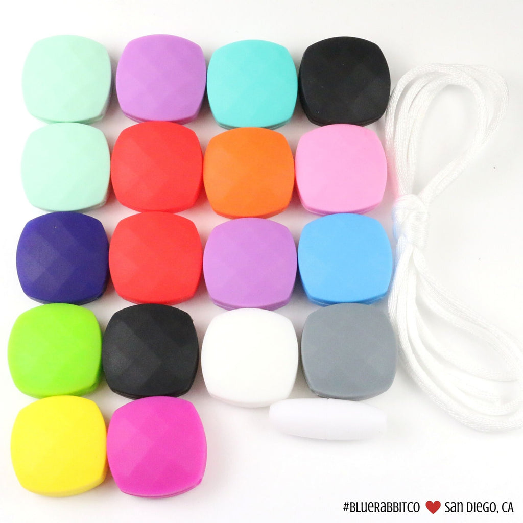 Blue Rabbit Co Silicone Beads, Beads and Bead Assortments, Bead Kit, Q