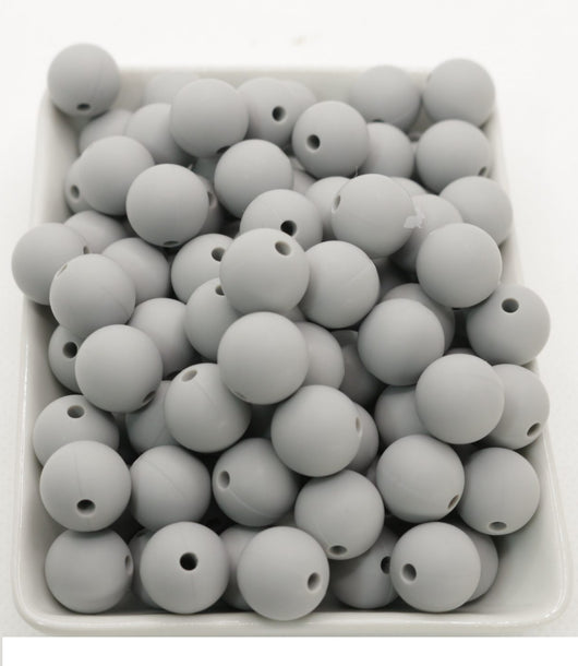 Silicone Wholesale--Mix & Match--12mm Bulk Silicone Beads-1000