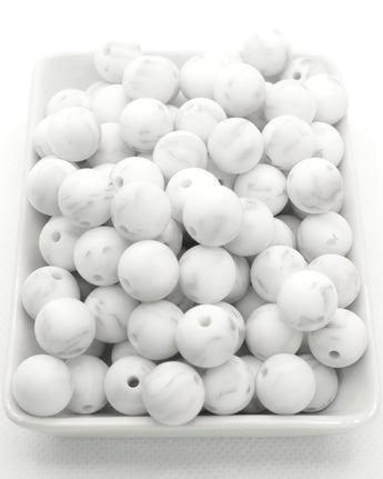 Blue Rabbit Co Silicone Beads, Beads and Bead Assortments, Bead Kit, 9,12, 15, 19mm Silicone Beads Bulk